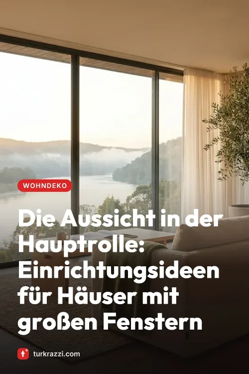 Die Aussicht in der Hauptrolle: Einrichtungsideen für Häuser mit großen Fenstern