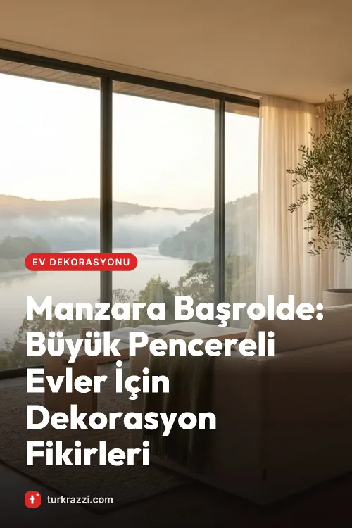 Manzara Başrolde: Büyük Pencereli Evler İçin Dekorasyon Fikirleri