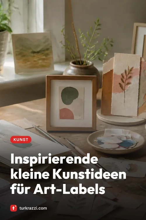 Inspirierende kleine Kunstideen für Art-Labels