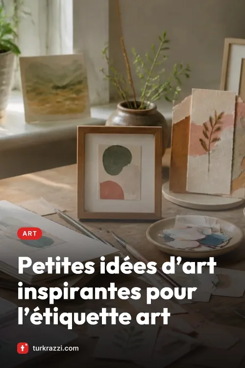Petites idées d’art inspirantes pour l’étiquette art